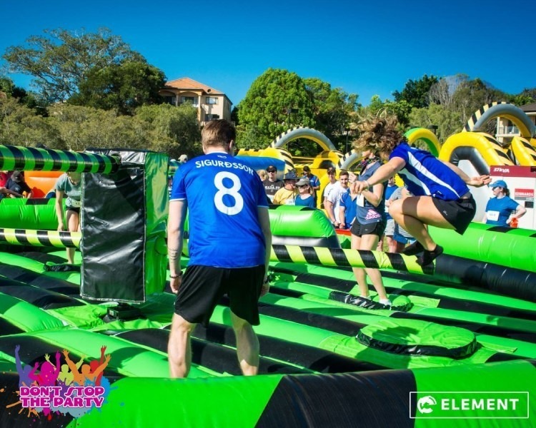 Inflatable Wipeout Game Brisbane