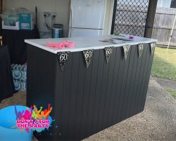 VJ Panel Drinks Bar - Black