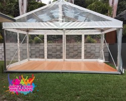 party marquee with timber flooring 1712636114 Marquee - Structure - 6m x 3m
