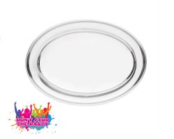 Stainless Steel Serving Tray - Oval 500mm