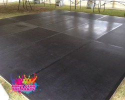 Black Plank & Ply Dance Floor - 4.8m x 4.8m