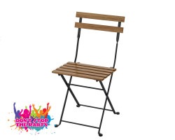 timber slat chair hire brisbane 1717705584 French Bistro Slat Chair - Timber