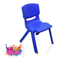 childrens chair hire blue 1729292261 Plastic Chair Blue - Children's