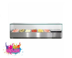 salad bar fridge cold bain marie hire 1729309104 Counter Top Salad Bar Display - 6 Tray