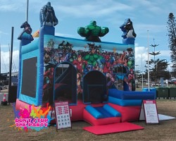 Super Heroes Bouncy Castle Hire