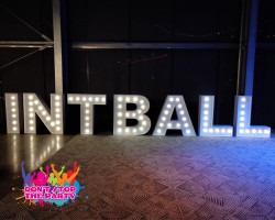 1.INTBALL 1705891582 LED Light Up Letter - 120cm - V