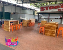 hire orange barstool brisbane 1734510828 Tolix Bar Stool Orange