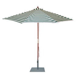 Green and White Market Umbrella 2 Coloured Market Umbrella - 3 Metre