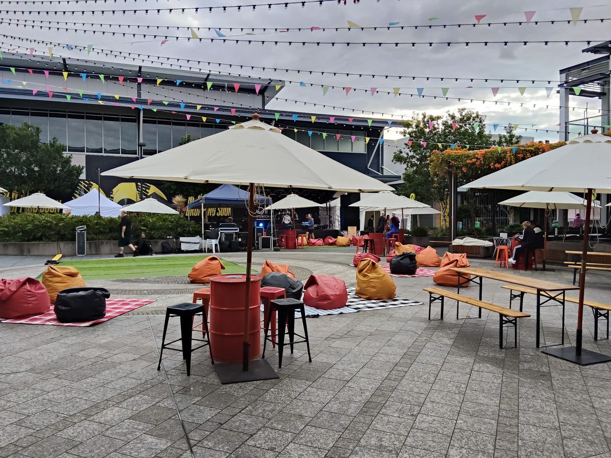 community festival umbrella bean bag hire 1 Expos & Activations