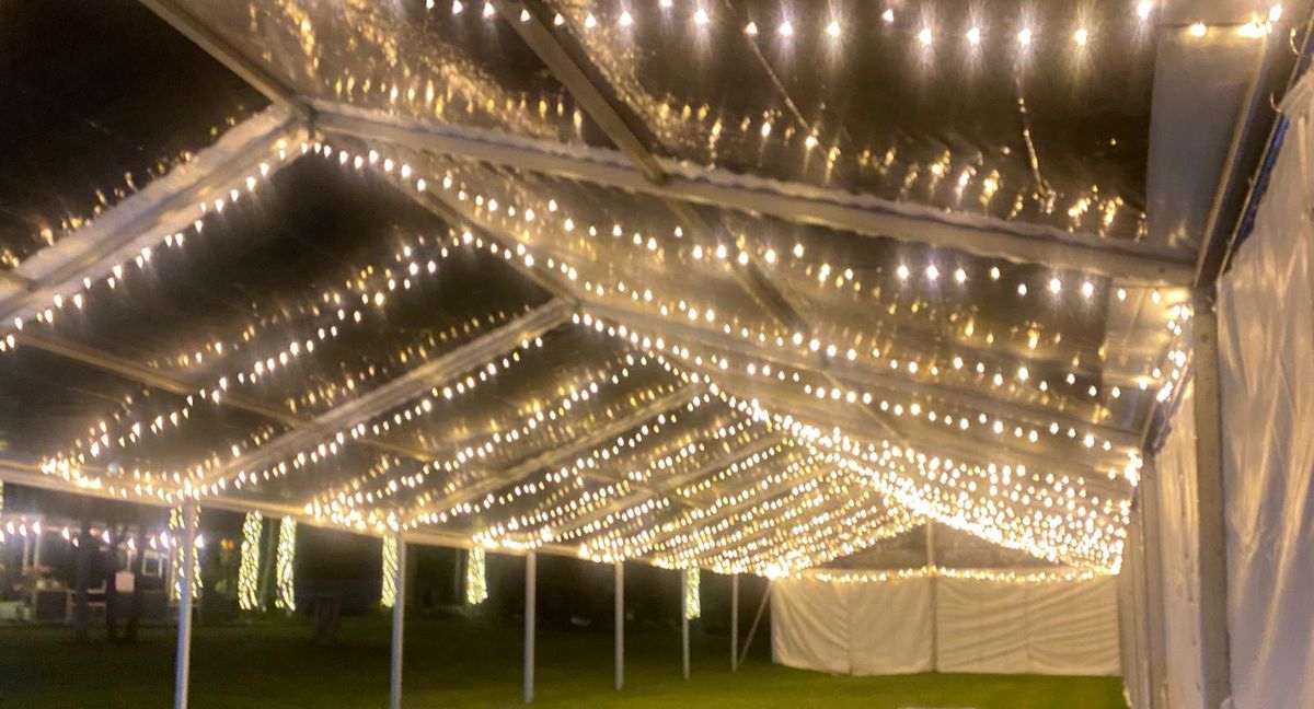 wedding marquee fairy light canopy 1 Wedding Hire Brisbane